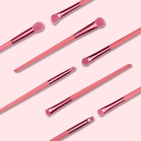 pink makeup brushes professional eyeshadow brush