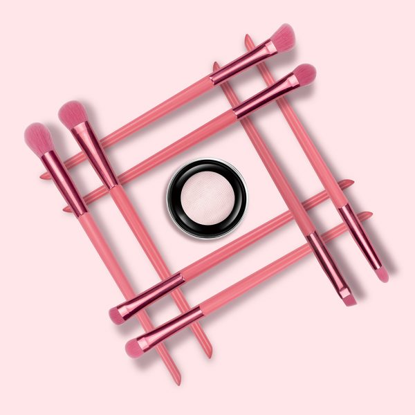 pink makeup brushes professional eyeshadow brush