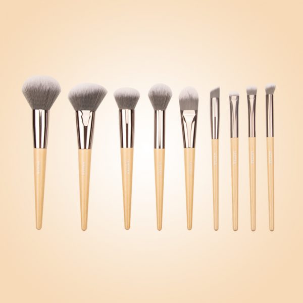 Make Up Brush Sets Vegan Makeup Brushes With Bamboo Handle M-3009